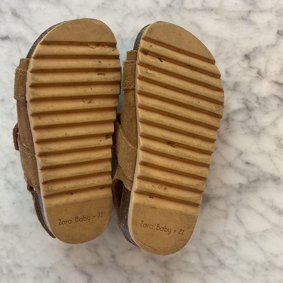 Zara Baby Leather Strap Sandals - Picture 4 of 5